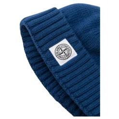 Stone Island Mutsen En Petten^Elektrisch Geribbelde Gebreide Kinder Muts