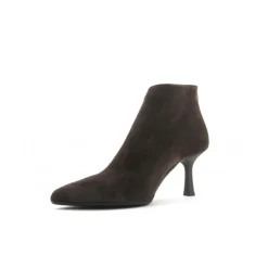 DAMES Gisel Moire Enkellaarsjes^Elise Ankle Boots
