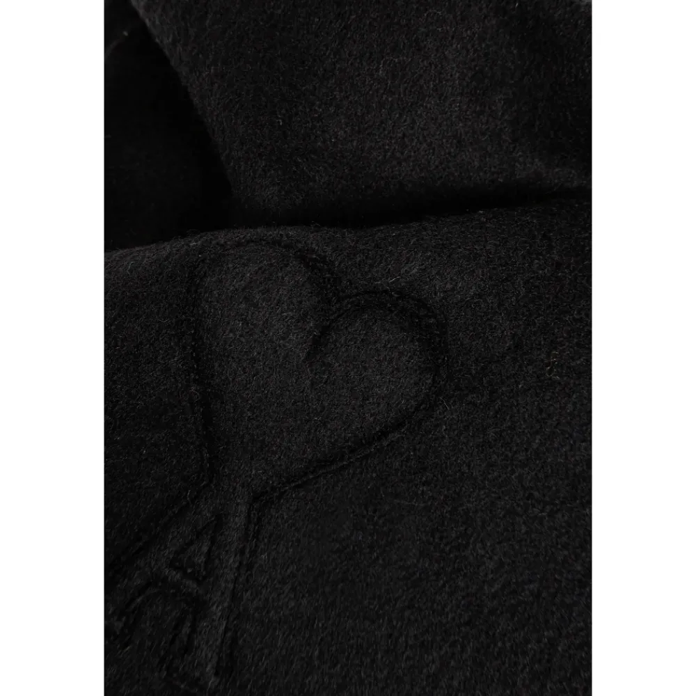 Heren Ami Paris Embossed De Coeur Scarf