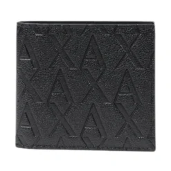 Heren Armani Exchange Embossed Logo Wallet