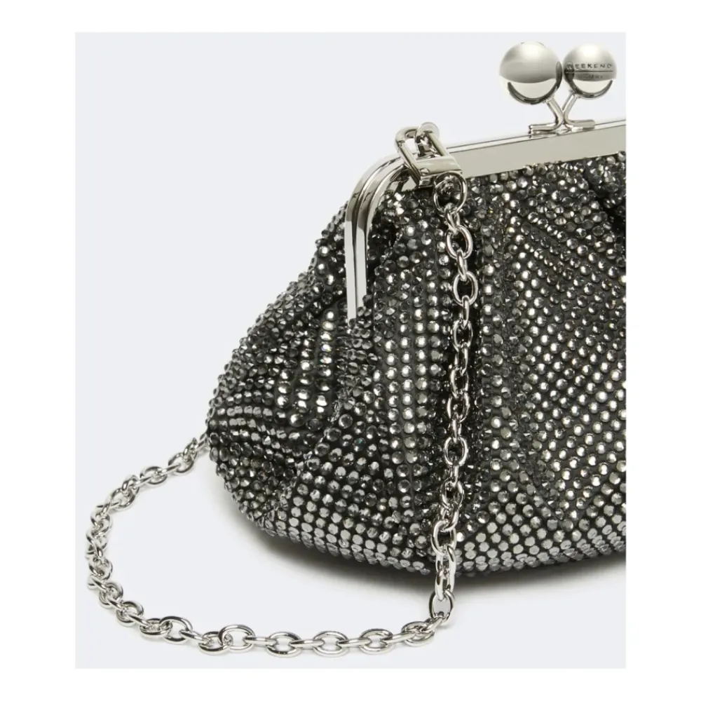 DAMES Weekend Max Mara Clutches^Emy Pasticcino Kristal Mini Tas