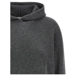 DAMES Brunello Cucinelli Hoodies & Sweatvesten^Engelse Rib Hoodie Trui