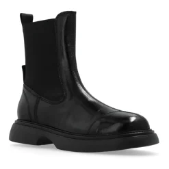 DAMES Ganni Chelseaboots^Enkellaarzen met logo