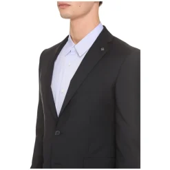 Heren Tagliatore Enkelrijig Twee-Knops Pak