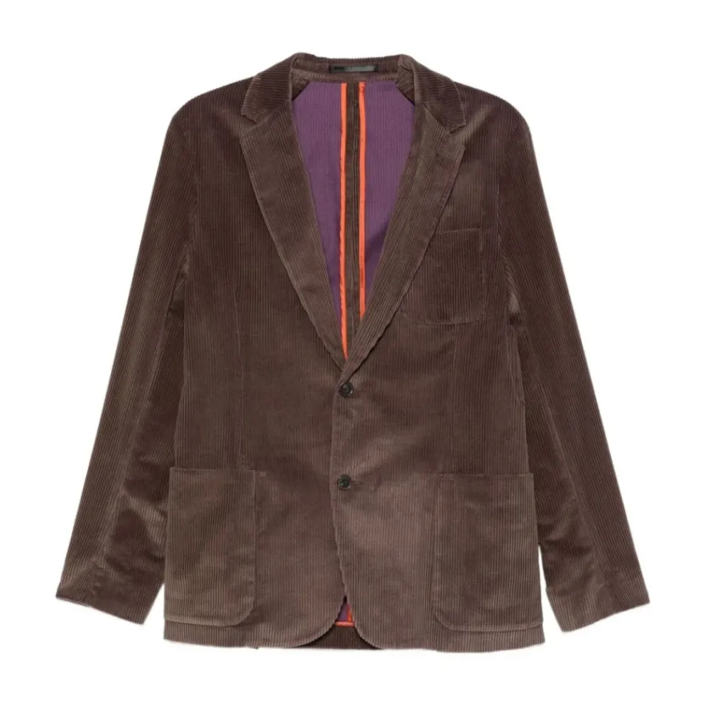 Heren Paul Smith Jassen^Enkelrijige Corduroy Jas
