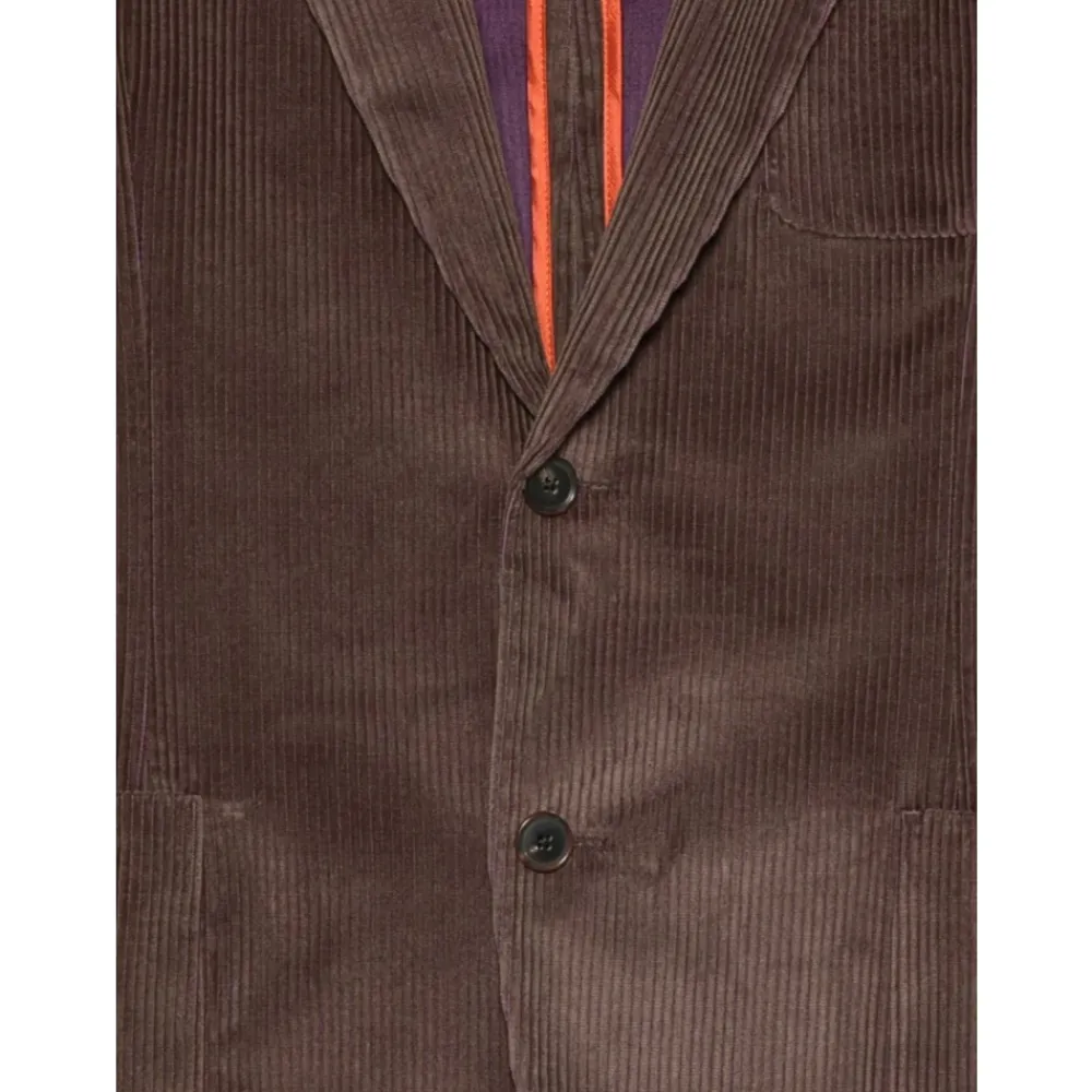 Heren Paul Smith Jassen^Enkelrijige Corduroy Jas