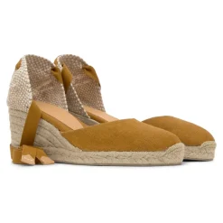 DAMES Castañer Sleehakken^ESPADRILLE MET 7 CM SLEEHAK
