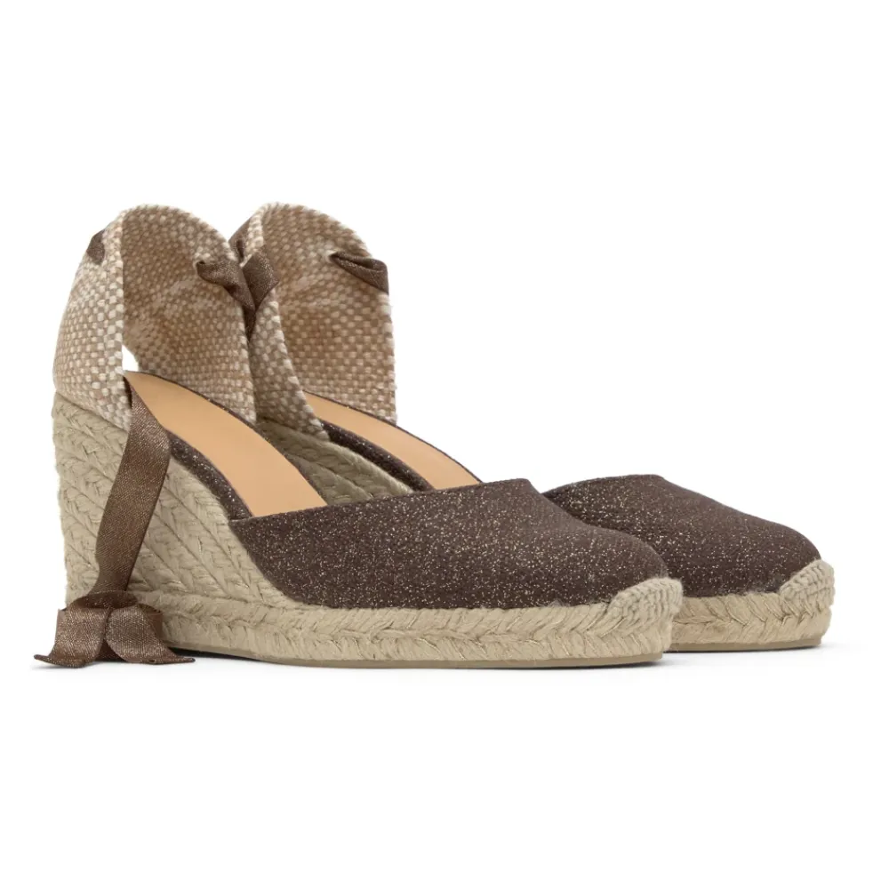DAMES Castañer Sleehakken^Espadrilles met 9 cm sleehak