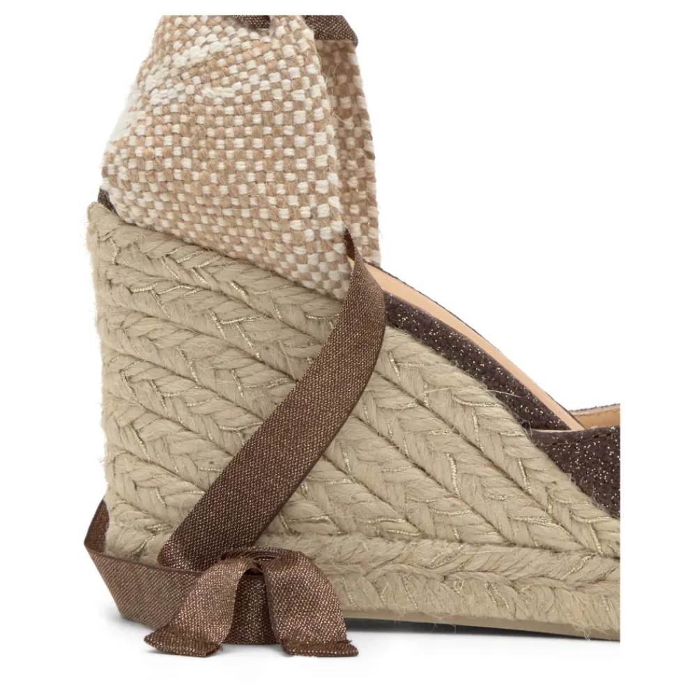 DAMES Castañer Sleehakken^Espadrilles met 9 cm sleehak