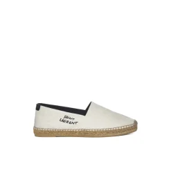 Heren Saint Laurent Espadrilles met Geborduurd Logo
