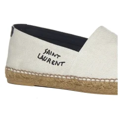 Heren Saint Laurent Espadrilles met Geborduurd Logo