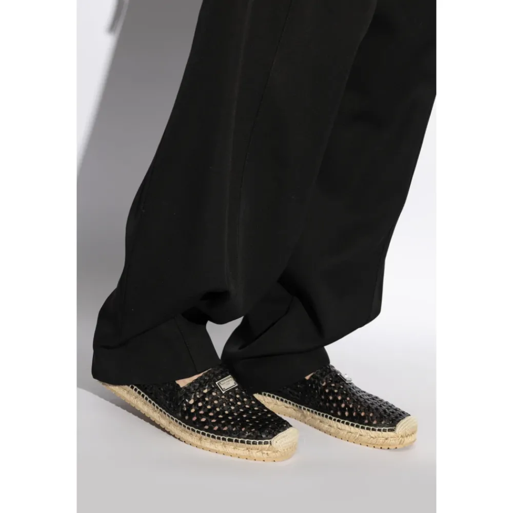Heren Dolce & Gabbana Espadrilles^Espadrilles met logoplaatje