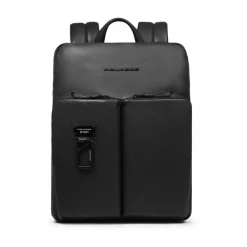Heren Piquadro Rugzakken^Expandable, slim laptop and iPad® backpack withRFID and shock-absorbing protection