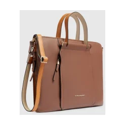 DAMES Piquadro Expandable, slim women&#039;s laptop bag with iPad® compartment, shock absorbing and RFID protection