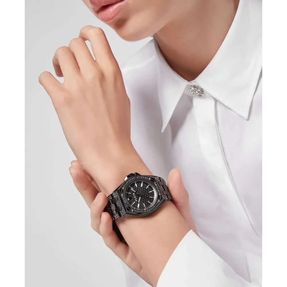 DAMES Philipp Plein Horloges^Extreme Lady Crystal Horloge