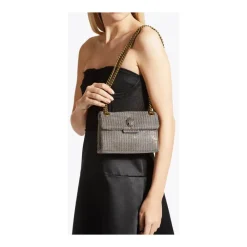 DAMES Kurt Geiger Schoudertassen^Fabric Mini Kensington Schoudertas