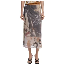 DAMES Desigual Rokken^FAL_COLLAGE Midi Rok
