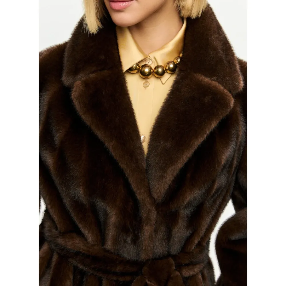 DAMES Cesare Gaspari Jassen^Faux Fur Shearling Jackets