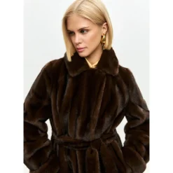 DAMES Cesare Gaspari Jassen^Faux Fur Shearling Jackets