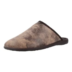 Heren Victoria Faux Leather Comfort Slippers