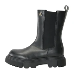 Calvin Klein Faux Leather Enkellaarsjes