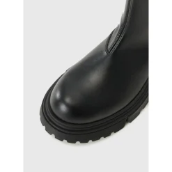 Calvin Klein Faux Leather Enkellaarsjes