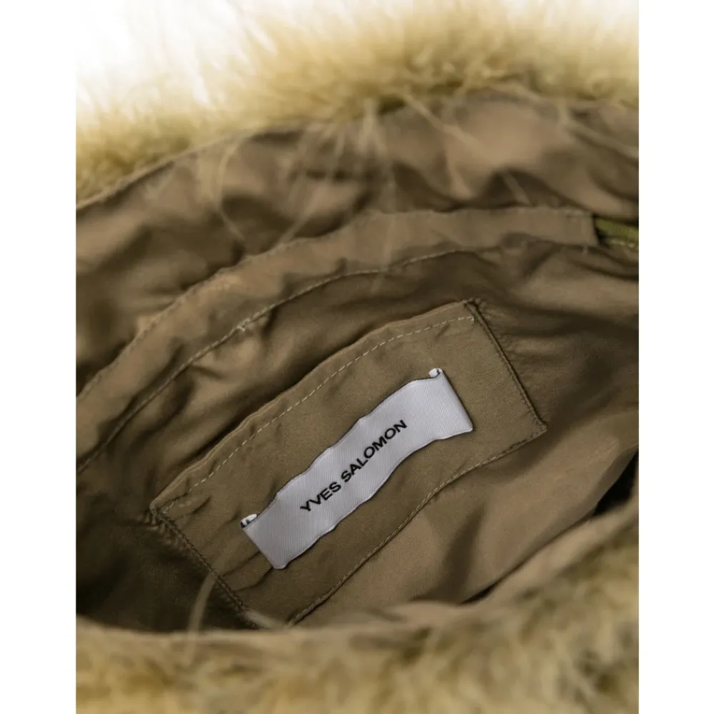 DAMES Yves Salomon Clutches^Feather Clutch Bag