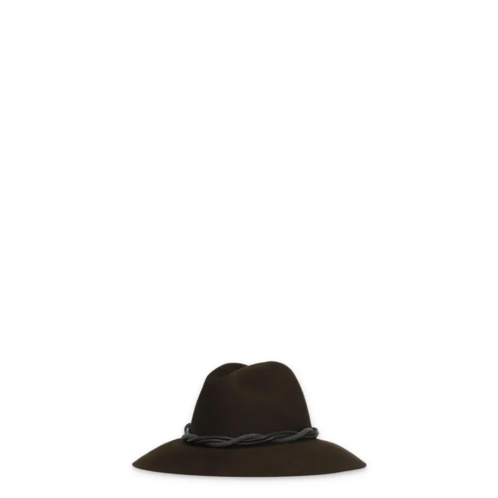 Heren Brunello Cucinelli Fedora Monile Hat