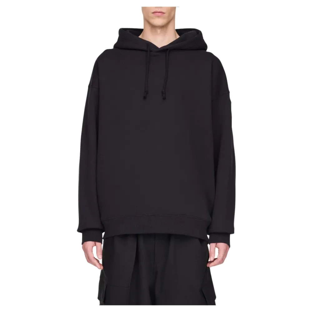 Heren Y-3 Truien & Vesten^Felpa met Capuchon en Graphic Print