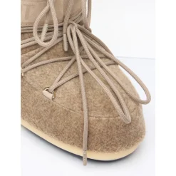 Heren Moon Boot Felt Low Boots met Logo Paneel