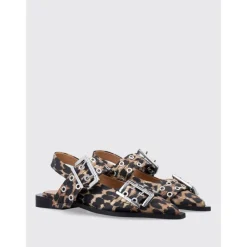 Ganni Feminine Ballerina met Gesp