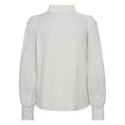 DAMES Co'Couture Feminine V-Blouse met Smock-details