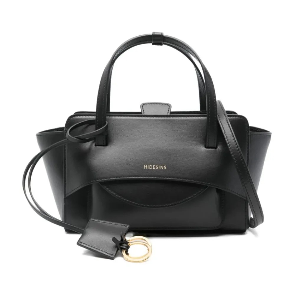 DAMES Hidesins Handtassen^Flap Kleine Leren Tote Bag