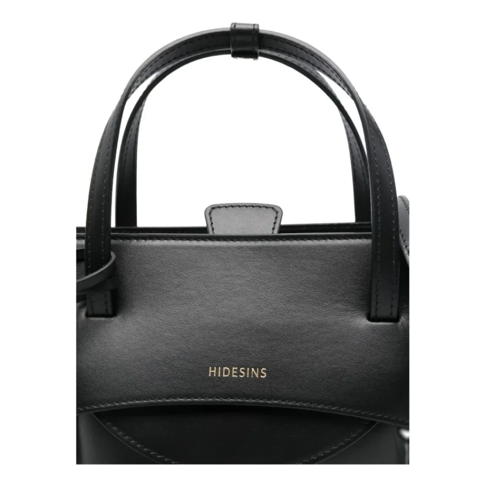 DAMES Hidesins Handtassen^Flap Kleine Leren Tote Bag
