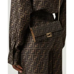 DAMES Fendi Flap Wallet on Chain