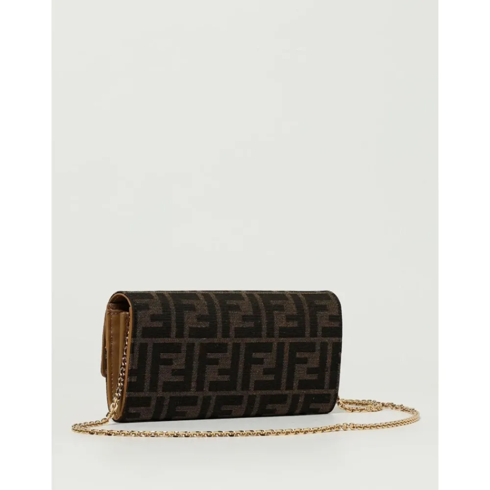 DAMES Fendi Flap Wallet on Chain