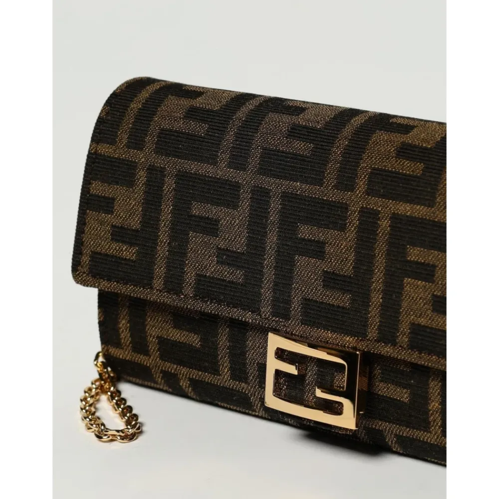 DAMES Fendi Flap Wallet on Chain