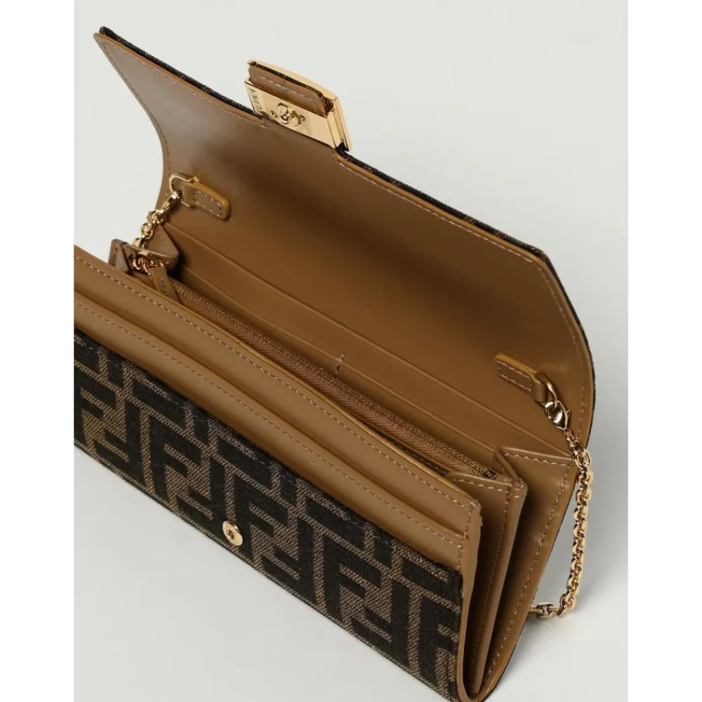 DAMES Fendi Flap Wallet on Chain