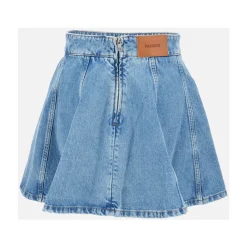 DAMES ROTATE Birger Christensen Flared Denim Skirt