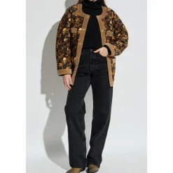 DAMES R13 Jassen^Floral Motif Jas