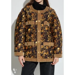 DAMES R13 Jassen^Floral Motif Jas