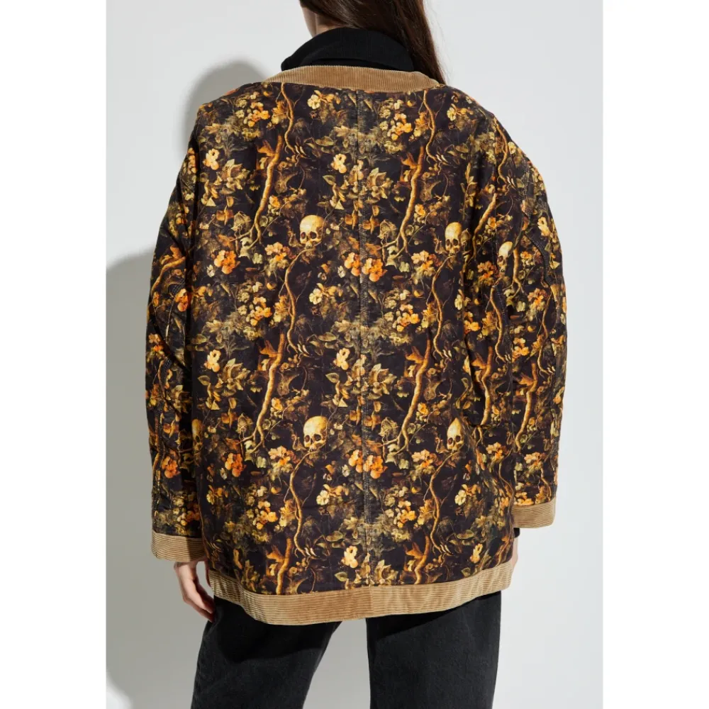 DAMES R13 Jassen^Floral Motif Jas