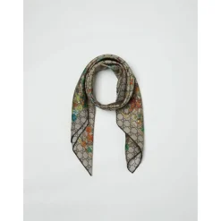 DAMES Gucci Sjaals^Floral Silk Scarf