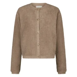 DAMES Neo Noir Fluffy Dark Sand Vest