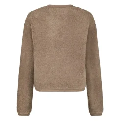 DAMES Neo Noir Fluffy Dark Sand Vest