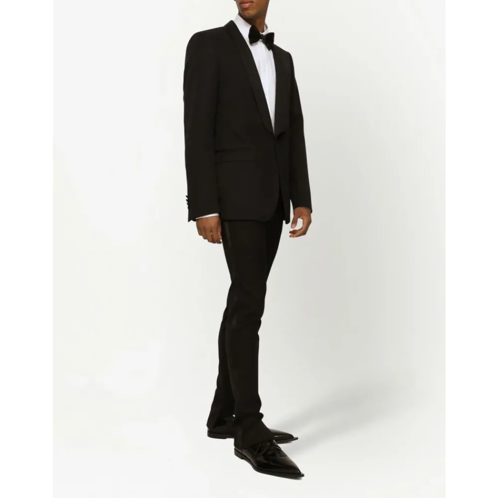 Heren Dolce & Gabbana Formele Blazer, e Single-Breasted Dinnerjasje