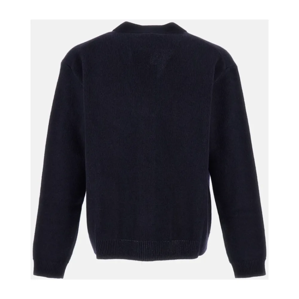 Heren Maison Kitsuné Fox Head Milano Cardigan