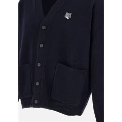 Heren Maison Kitsuné Fox Head Milano Cardigan