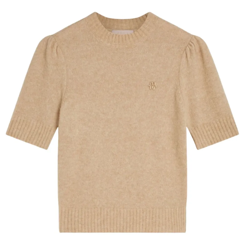 DAMES Josh V Shirts^Franka Lichtbruine Stijlvolle Jurk