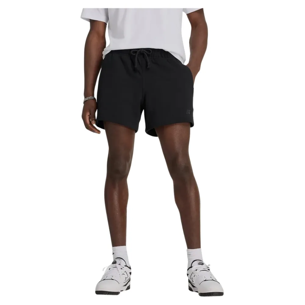 New Balance Trainingsbroeken^Franse Terry Atletiek Shorts